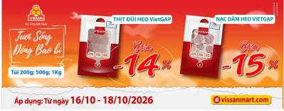 KHUYẾN MÃI - GIẢM GIÁ THỊT HEO VIETGAP