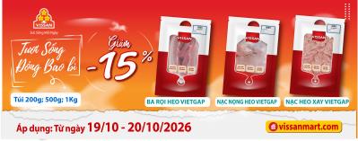 KHUYẾN MÃI - GIẢM GIÁ THỊT HEO VIETGAP