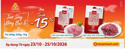 KHUYẾN MÃI - GIẢM GIÁ THỊT HEO VIETGAP