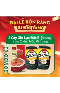 Giò lụa đặc biệt 500g - MUA 2 TẶNG LẠP XƯỜNG MINI 200G