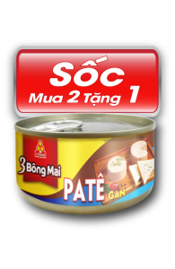 Pate Gan 3 Bông Mai 150g  - (MUA 2 NHẬN 3)