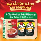 Giò lụa đặc biệt 500g - MUA 2 TẶNG LẠP XƯỜNG MINI 200G