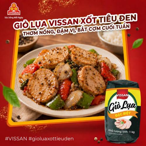 GIÒ LỤA VISSAN SỐT TIÊU ĐEN